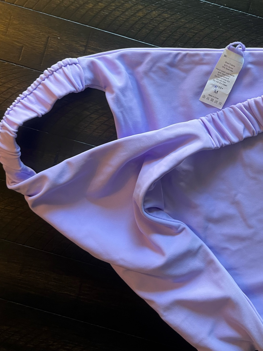 NWOT Lilac Ruched Side Bikini Bottom - Picture 4 of 4